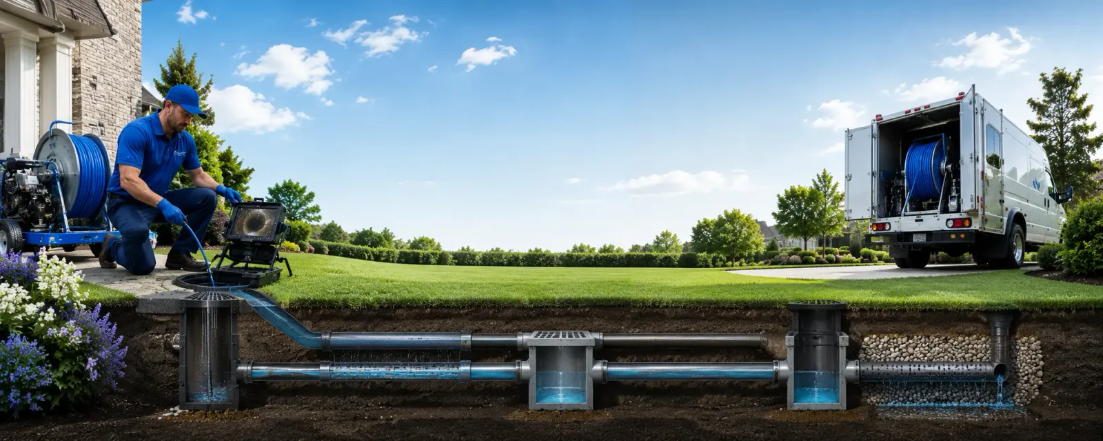 Outdoor drain cleaning information for Point Lay, AK